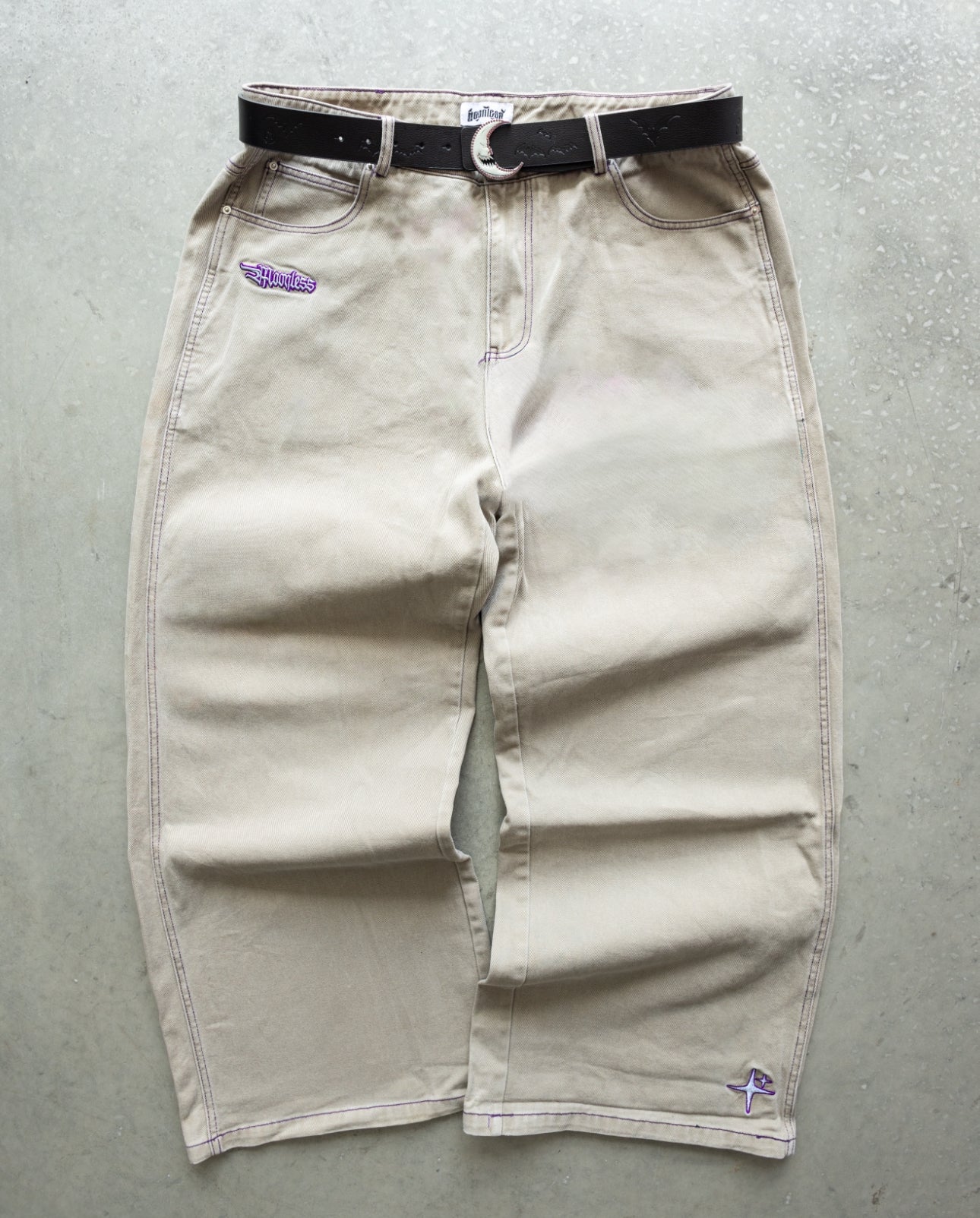 OG PURPLE/SAND MAD MOON WIDELEG Baggy jeans