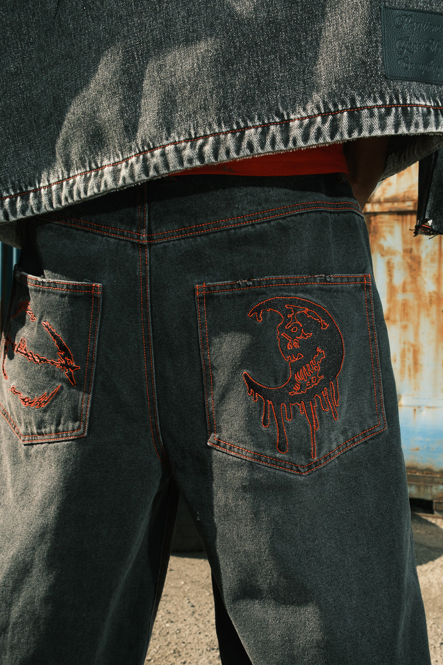 PRE ORDER - HAZE - Red- Baggy Jeans