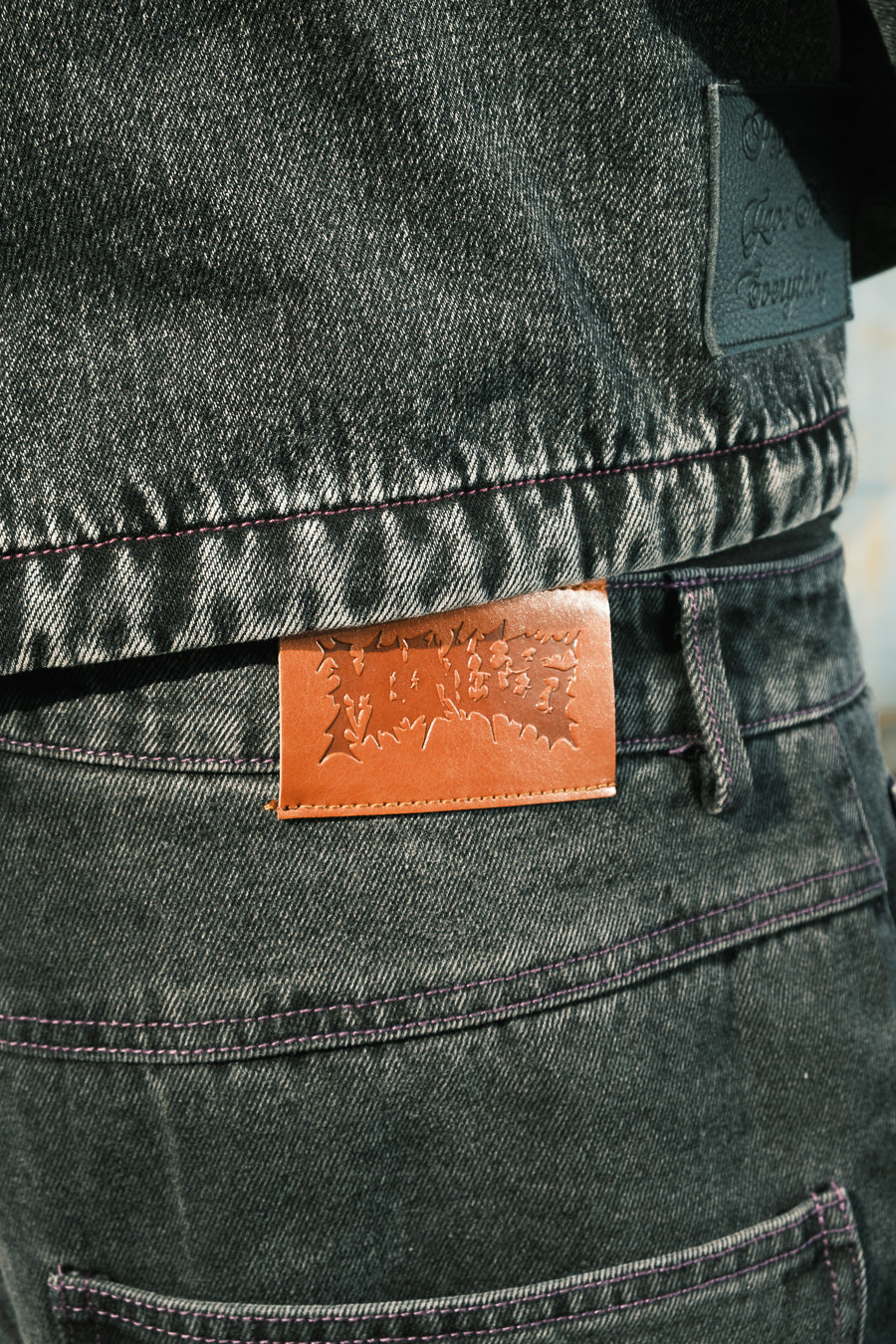 HAZE - Purple - Baggy Jeans