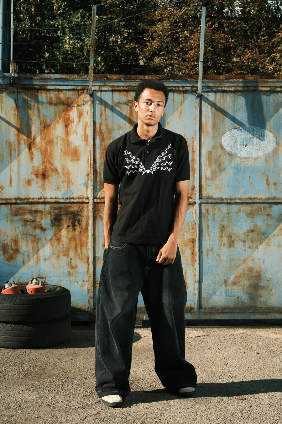 MOON HUNT - Light Pink Washed - Baggy Jeans