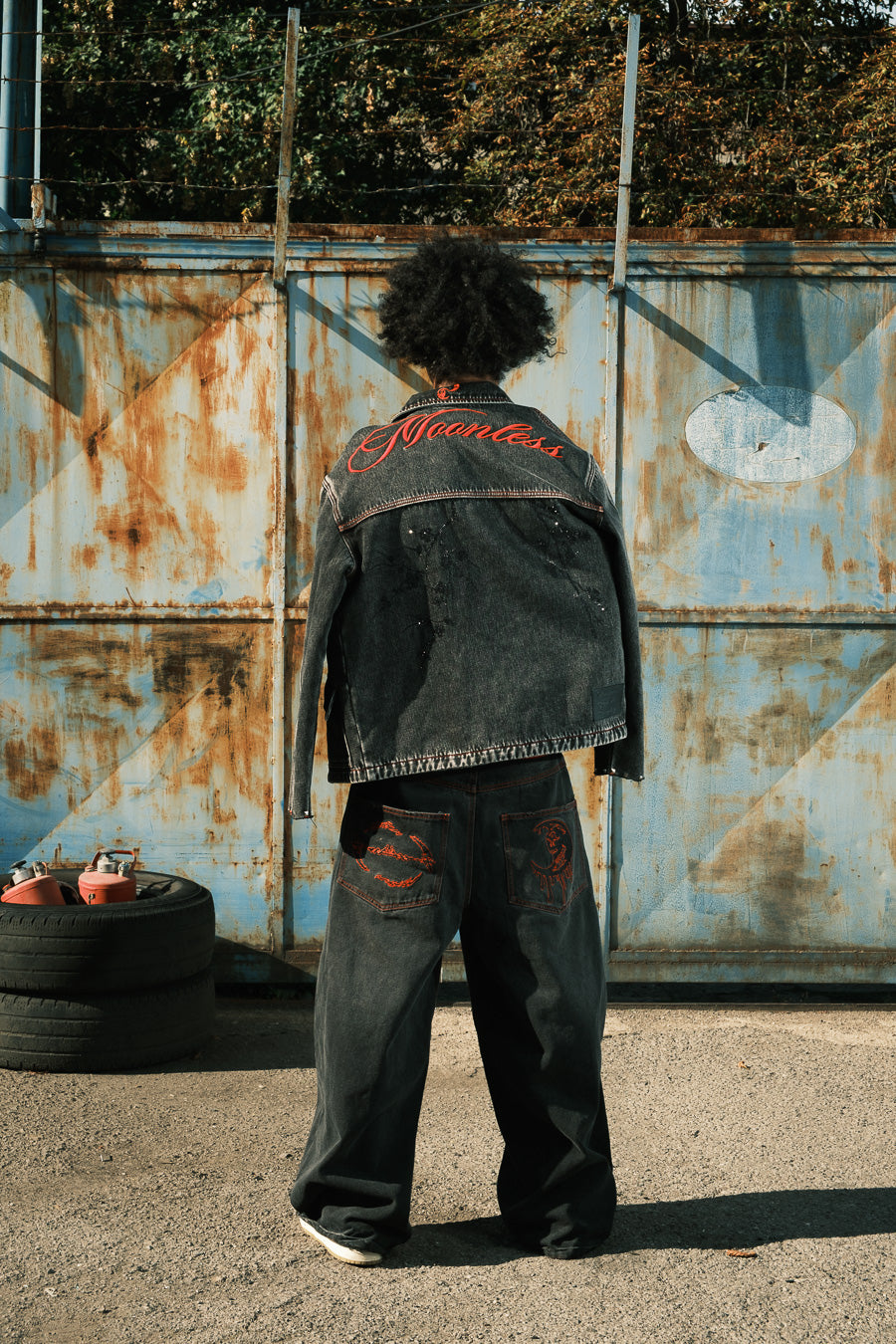 PRE ORDER - HAZE - Red- Baggy Jeans