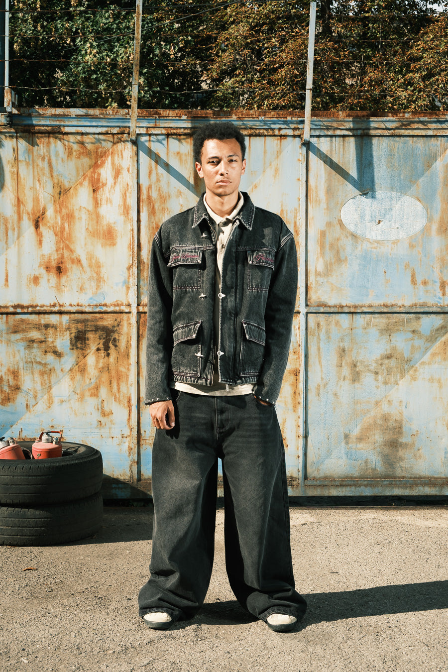 HAZE - Purple - Baggy Jeans