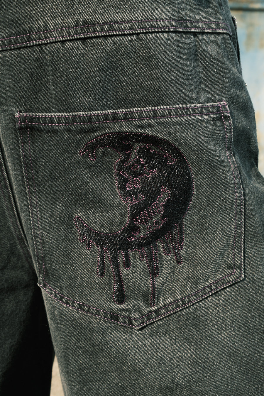 HAZE - Purple - Baggy Jeans