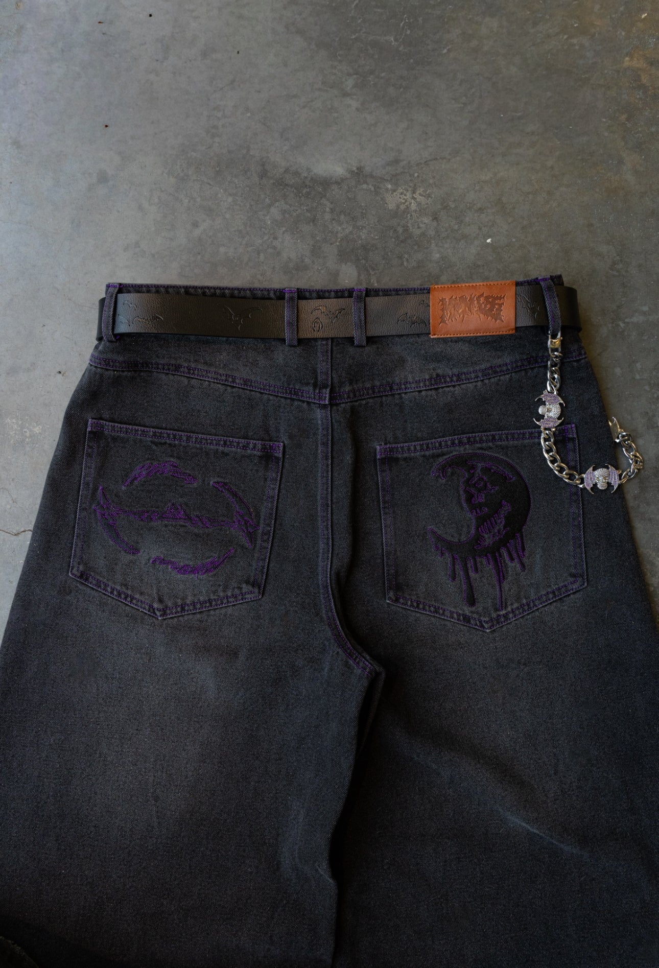 HAZE - Purple - Baggy Jeans