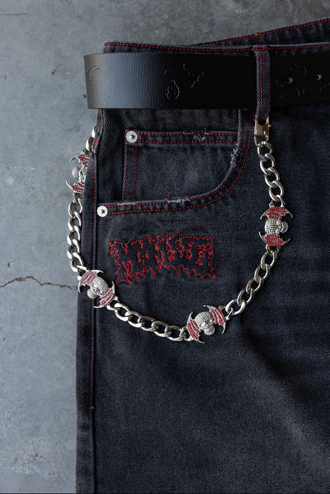 PRE ORDER - HAZE - Red- Baggy Jeans