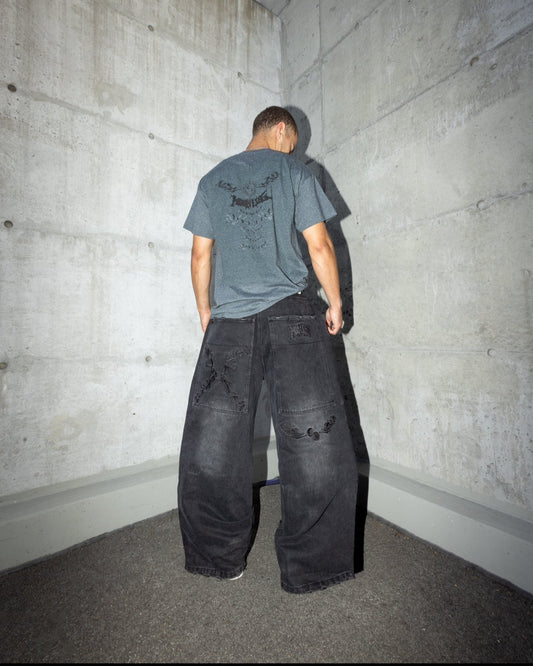 ALL BLACK POISON WORLD Matching Tee
