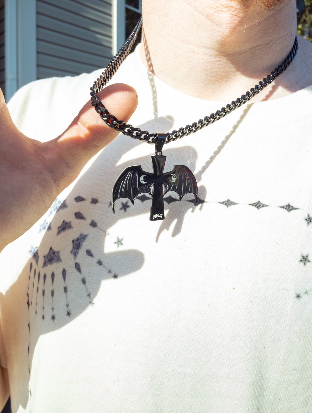 ETERNITY Black/Silver Necklace
