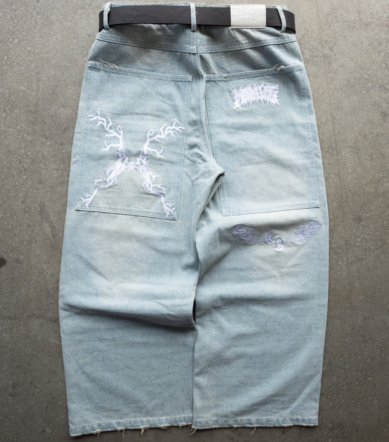 LIGHT BLUE NEW WORLD WIDELEG Baggy jeans