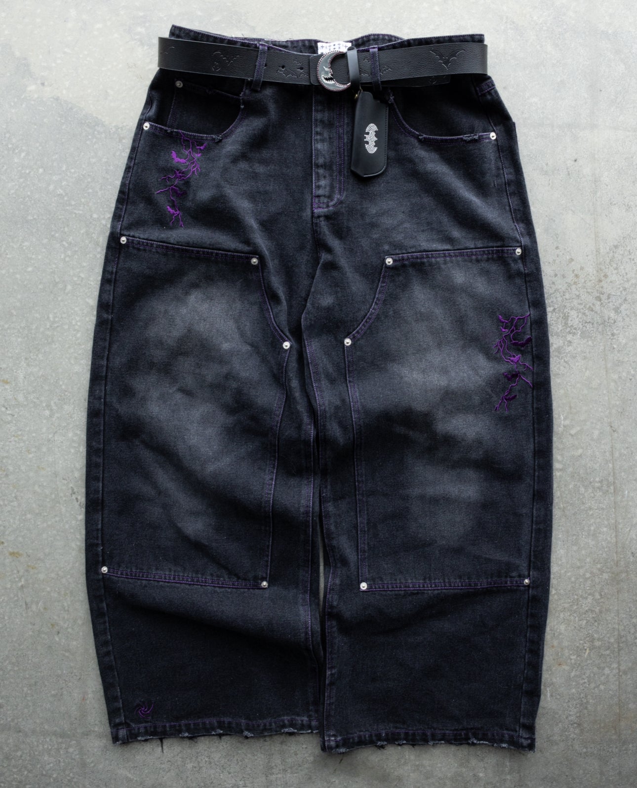 (PRE ORDER)PURPLE POISON WORLD Baggy jeans