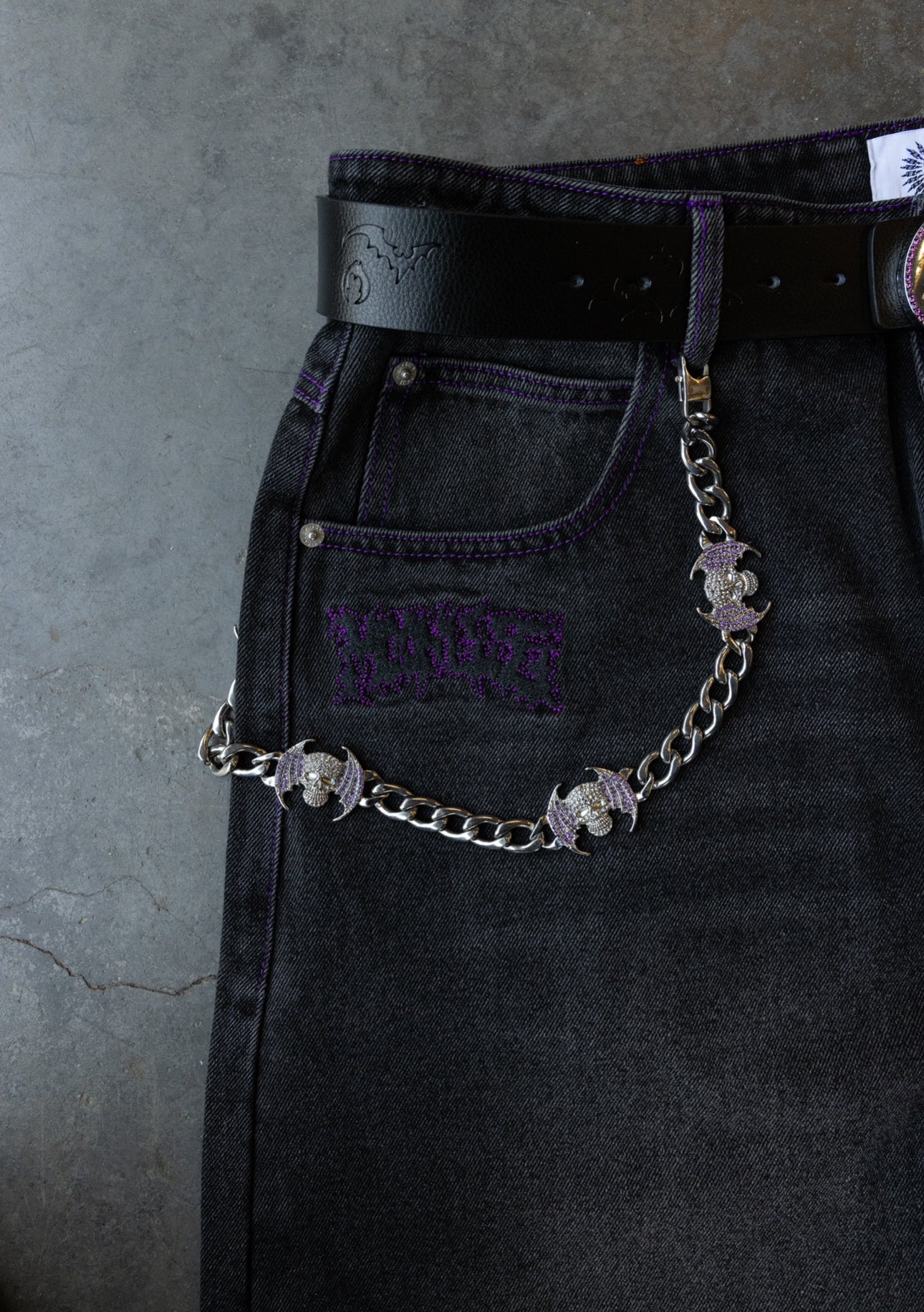 HAZE - Purple - Baggy Jeans