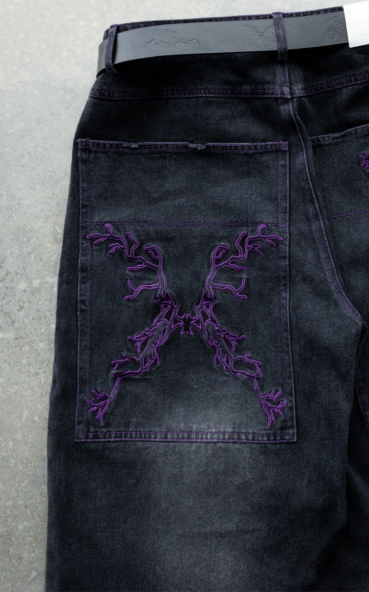 (PRE ORDER)PURPLE POISON WORLD Baggy jeans