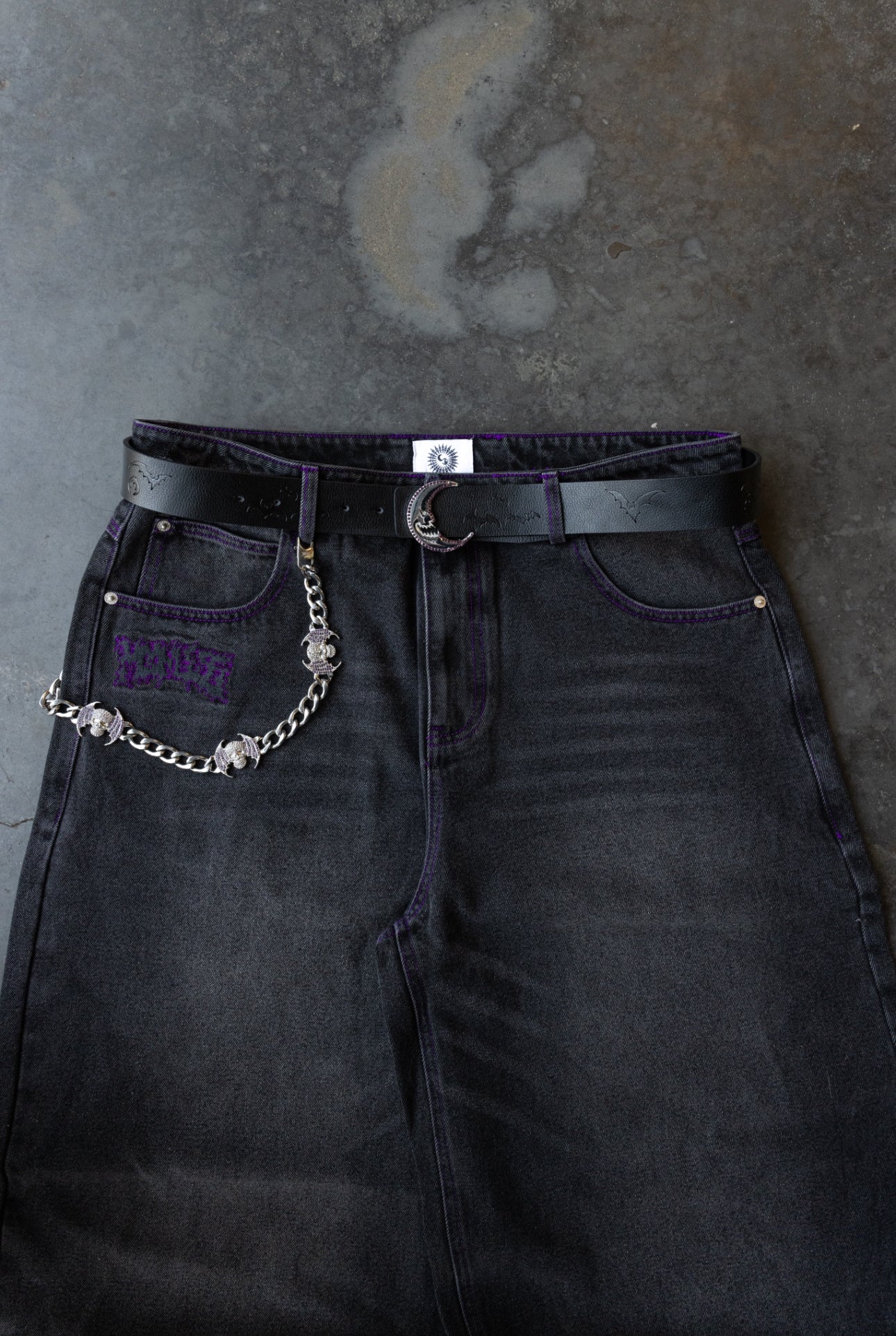 HAZE - Purple - Baggy Jeans