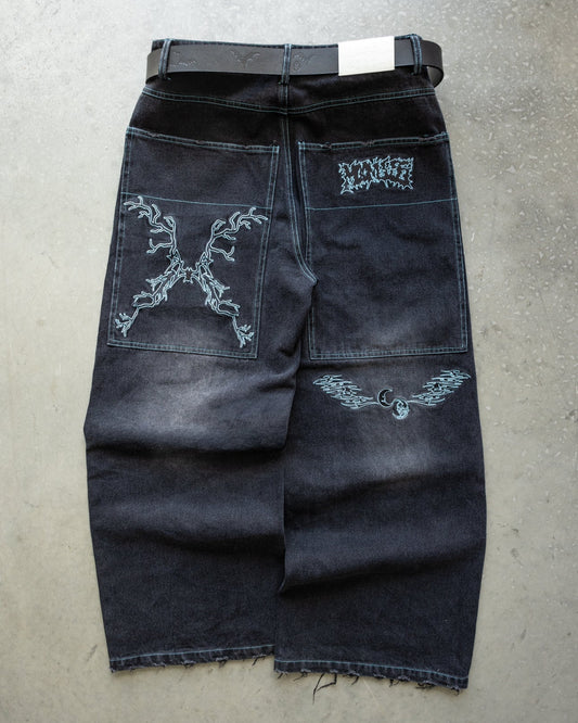 (PRE ORDER) BLUE POISON WORLD Baggy jeans