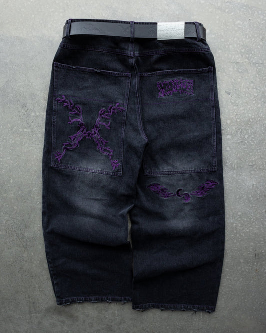 (PRE ORDER)PURPLE POISON WORLD Baggy jeans