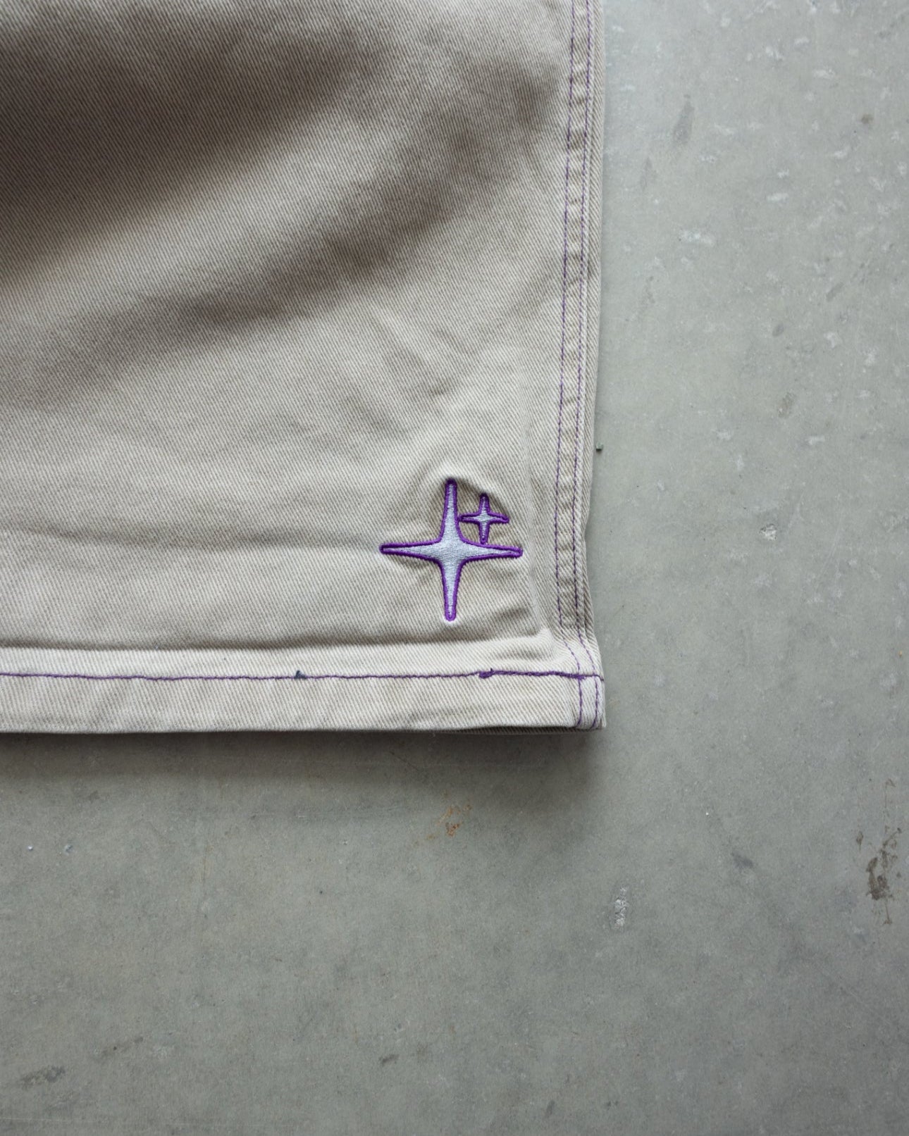 OG PURPLE/SAND MAD MOON WIDELEG Baggy jeans