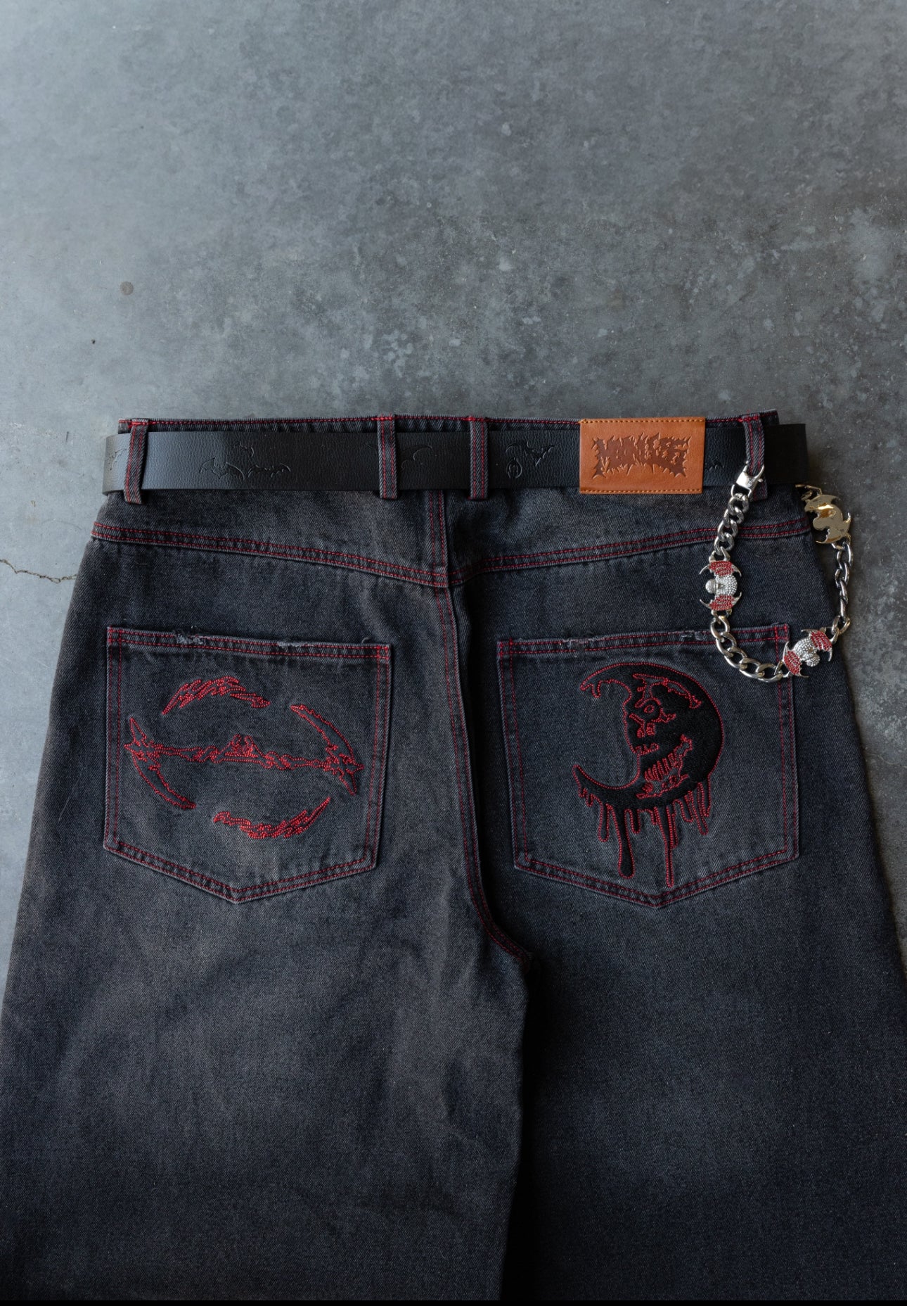 PRE ORDER - HAZE - Red- Baggy Jeans