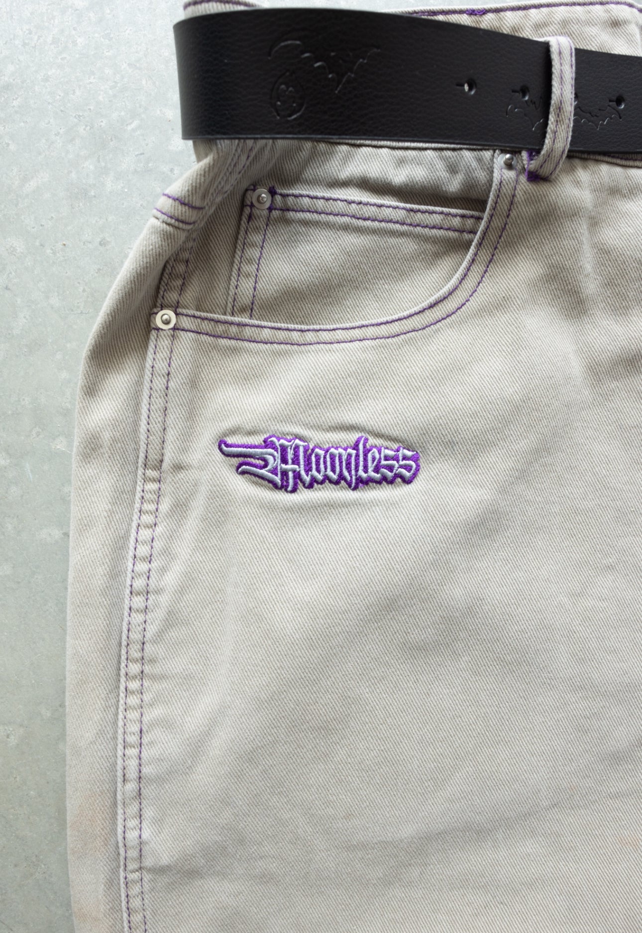 OG PURPLE/SAND MAD MOON WIDELEG Baggy jeans
