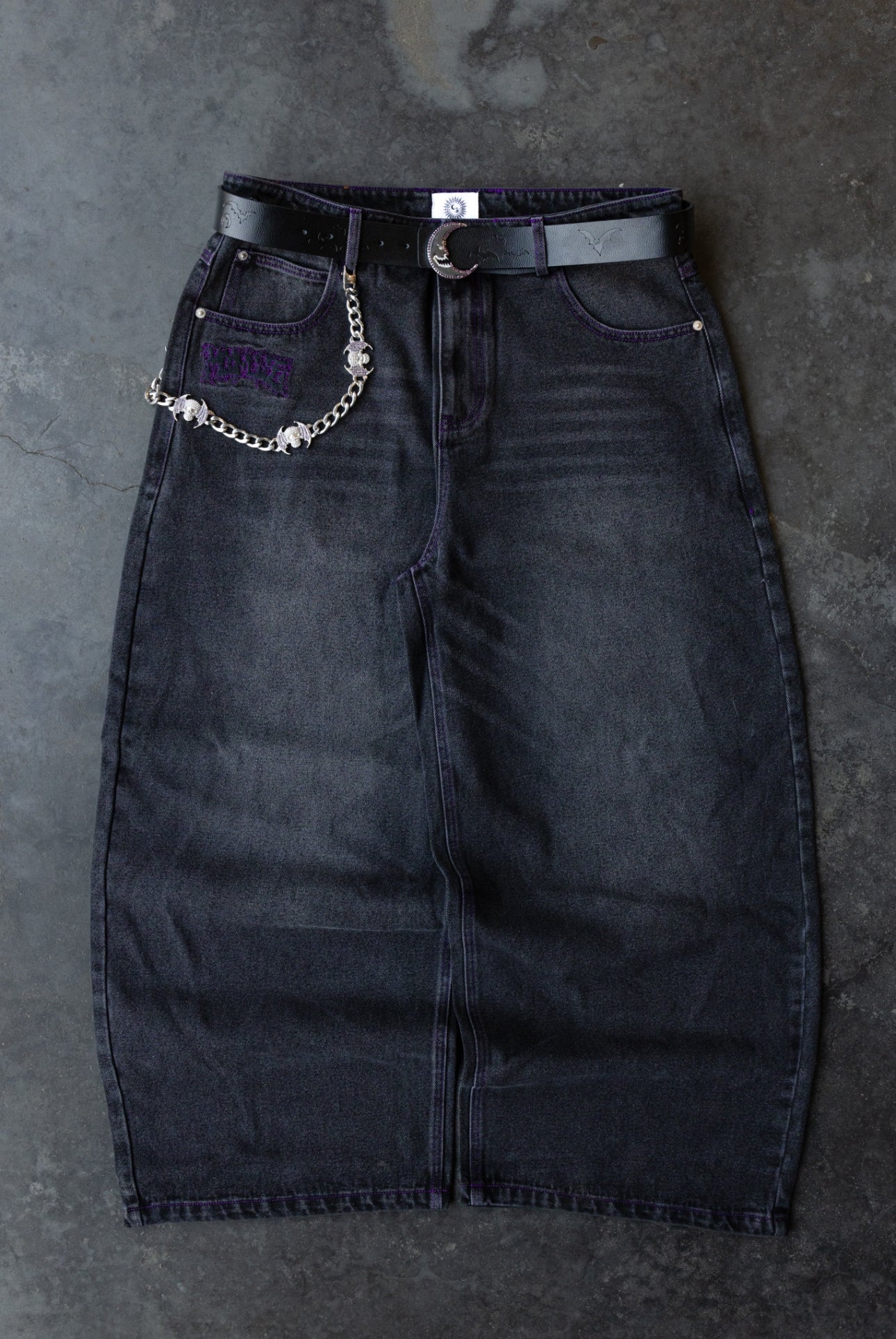 HAZE - Purple - Baggy Jeans