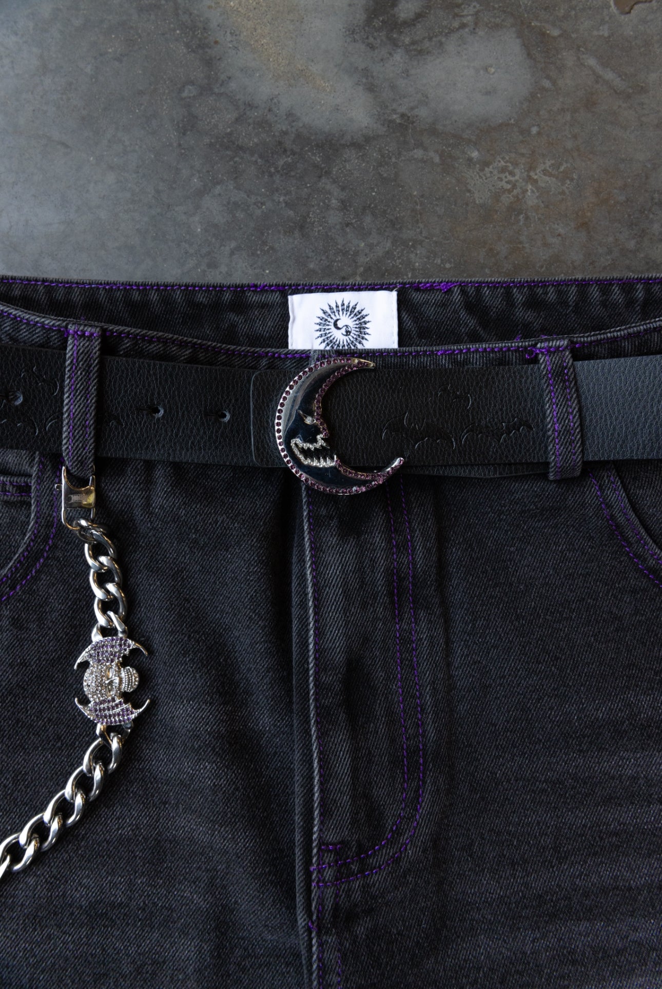 HAZE - Purple - Baggy Jeans