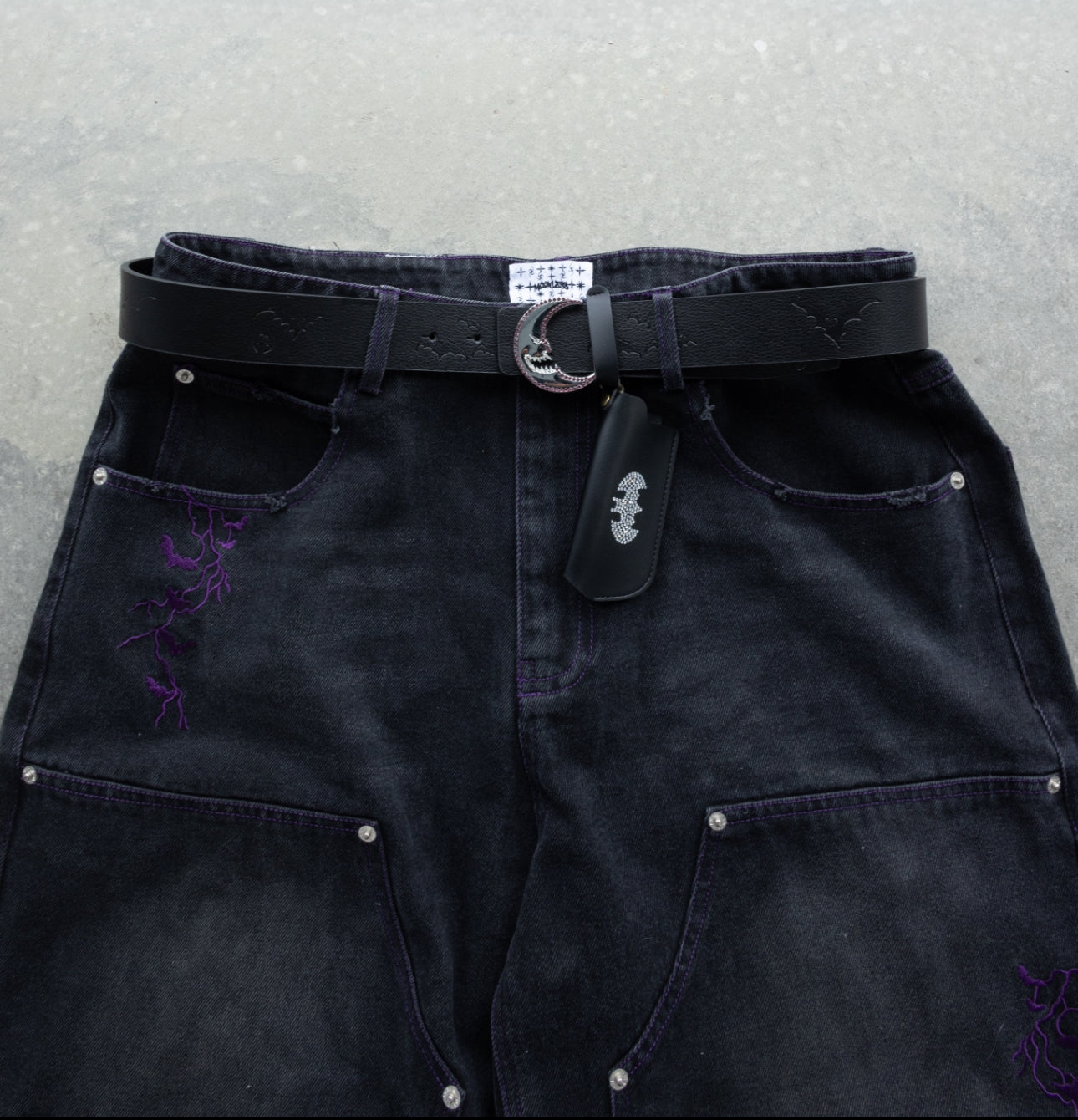 (PRE ORDER)PURPLE POISON WORLD Baggy jeans