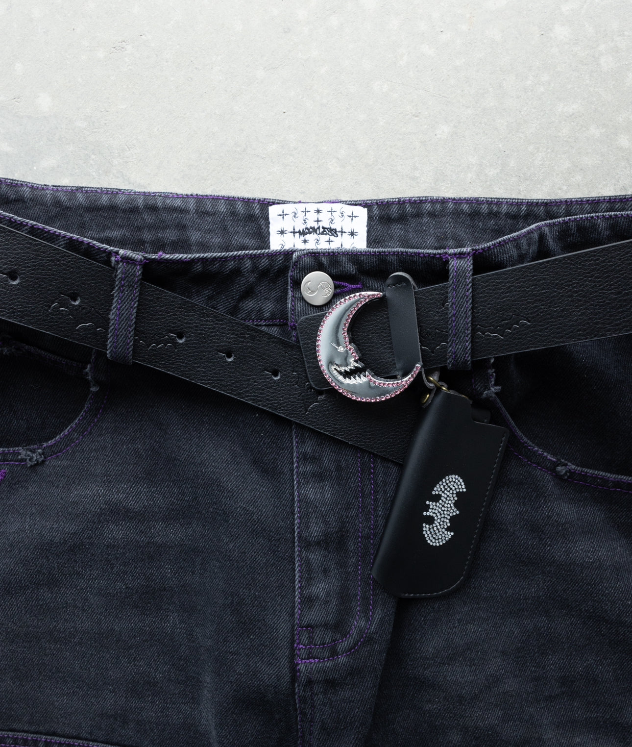 (PRE ORDER)PURPLE POISON WORLD Baggy jeans
