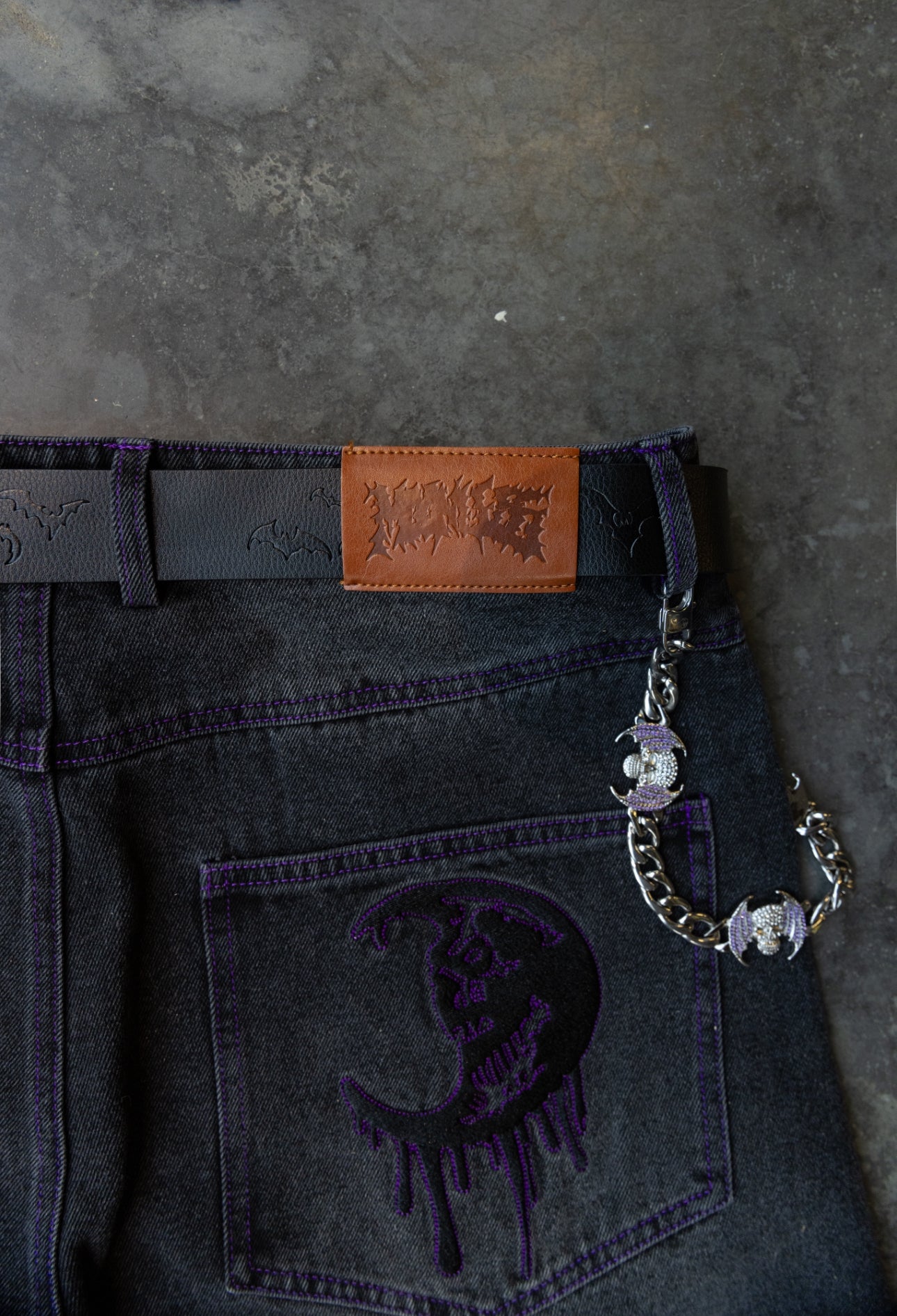 HAZE - Purple - Baggy Jeans