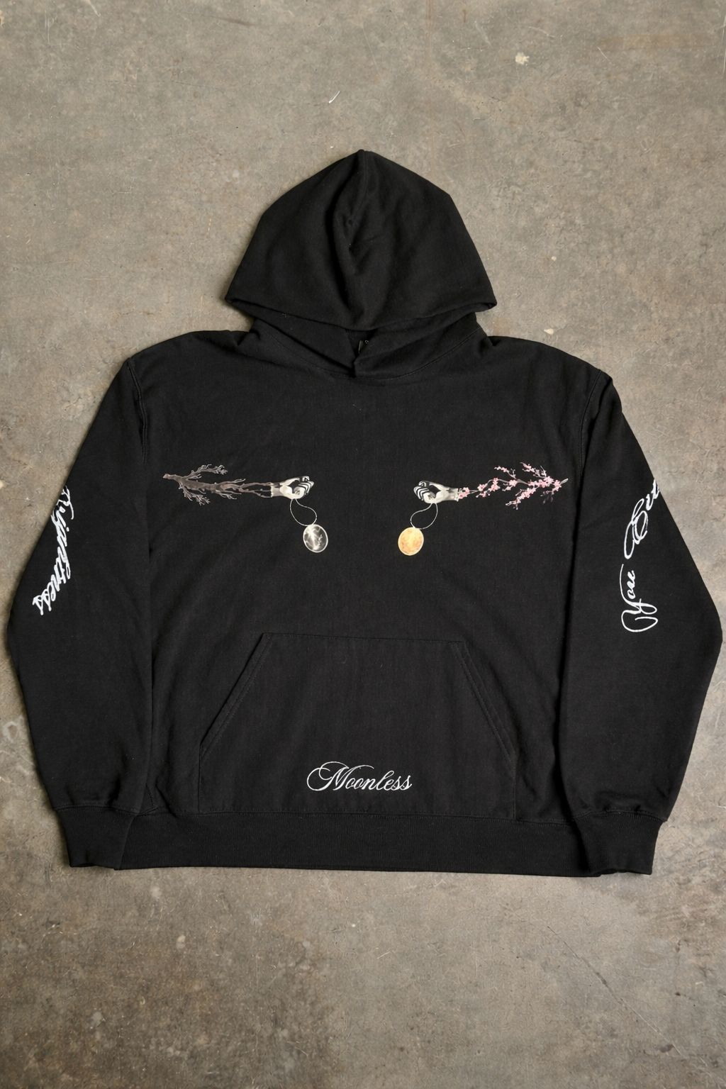 THOUGHTS. Black Hoodie