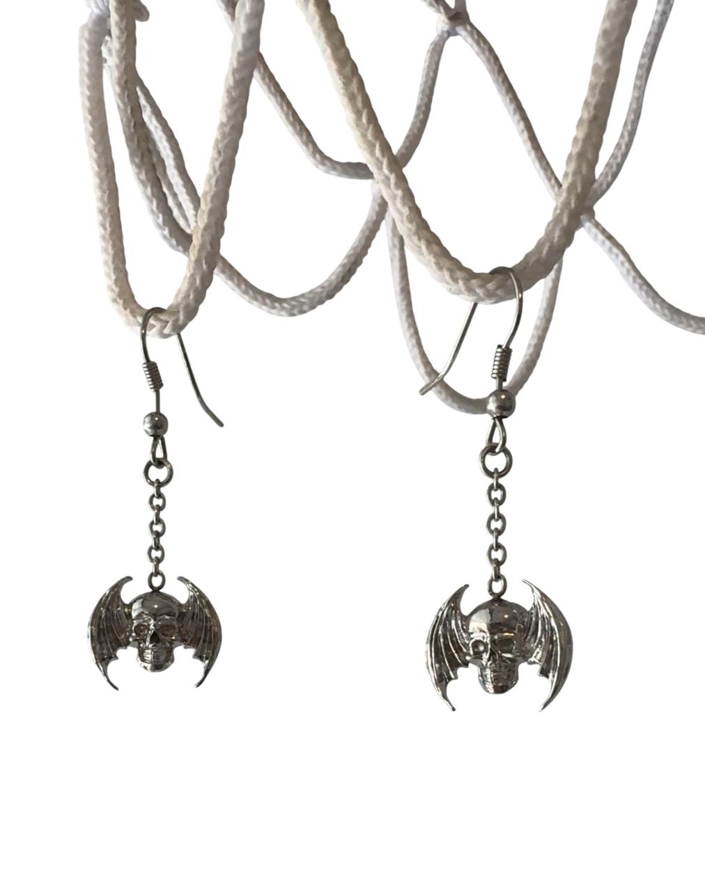 FLYING SKULL EARRINGS